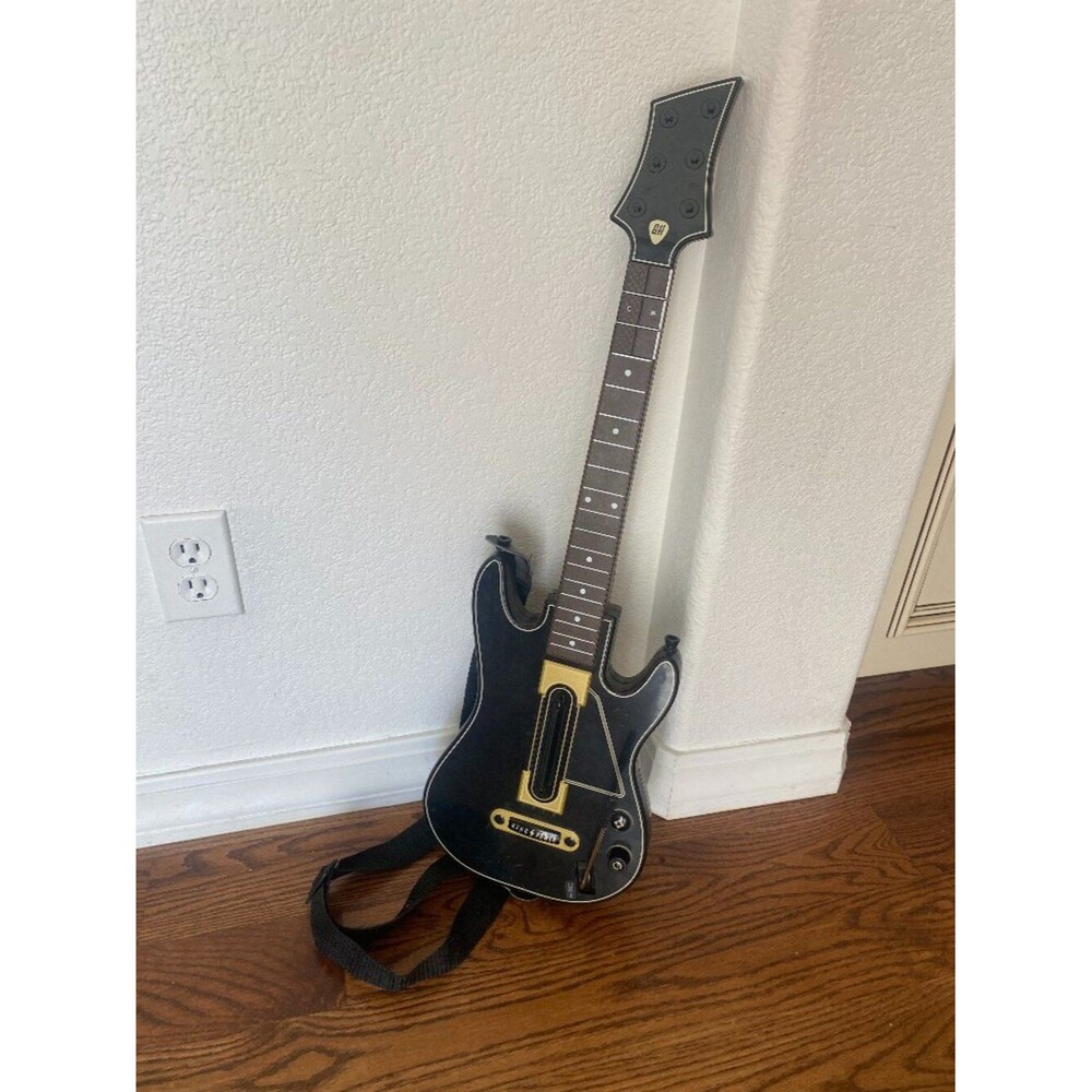 Guitar Hero Activision Wireless Guitar Controller 0000654 UNTESTED Strap Black